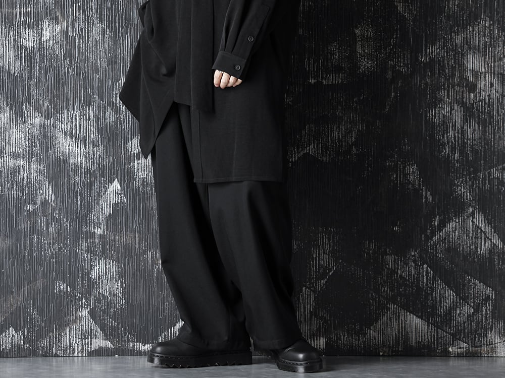 Yohji Yamamoto 20-21AW Scarf collar Blouse Style - 3-002