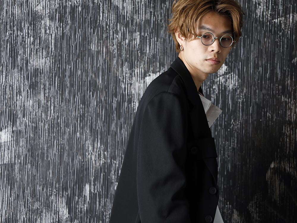 Yohji Yamamoto 20-21AW Wrinkled Gabardine Reversible Jacket Style - 2-002