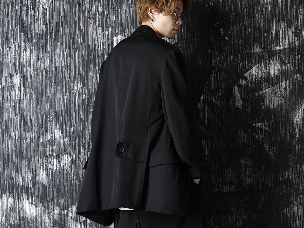 Yohji Yamamoto 20-21AW Wrinkled Gabardine Reversible Jacket Style - 2-005
