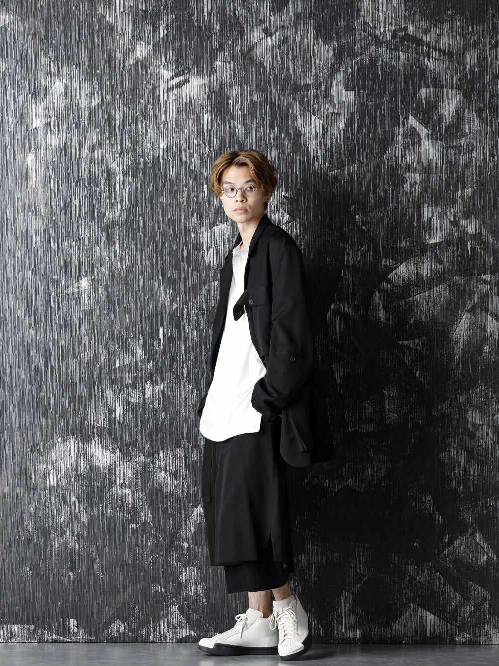 Yohji Yamamoto 20-21AW Wrinkled Gabardine Reversible Jacket Style - 3-002