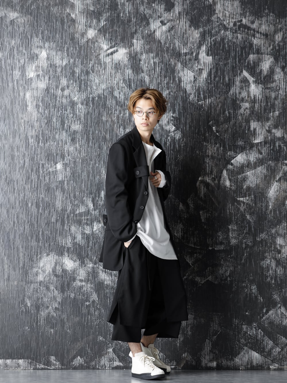 Yohji Yamamoto 20-21AW Wrinkled Gabardine Reversible Jacket Style - 4-005