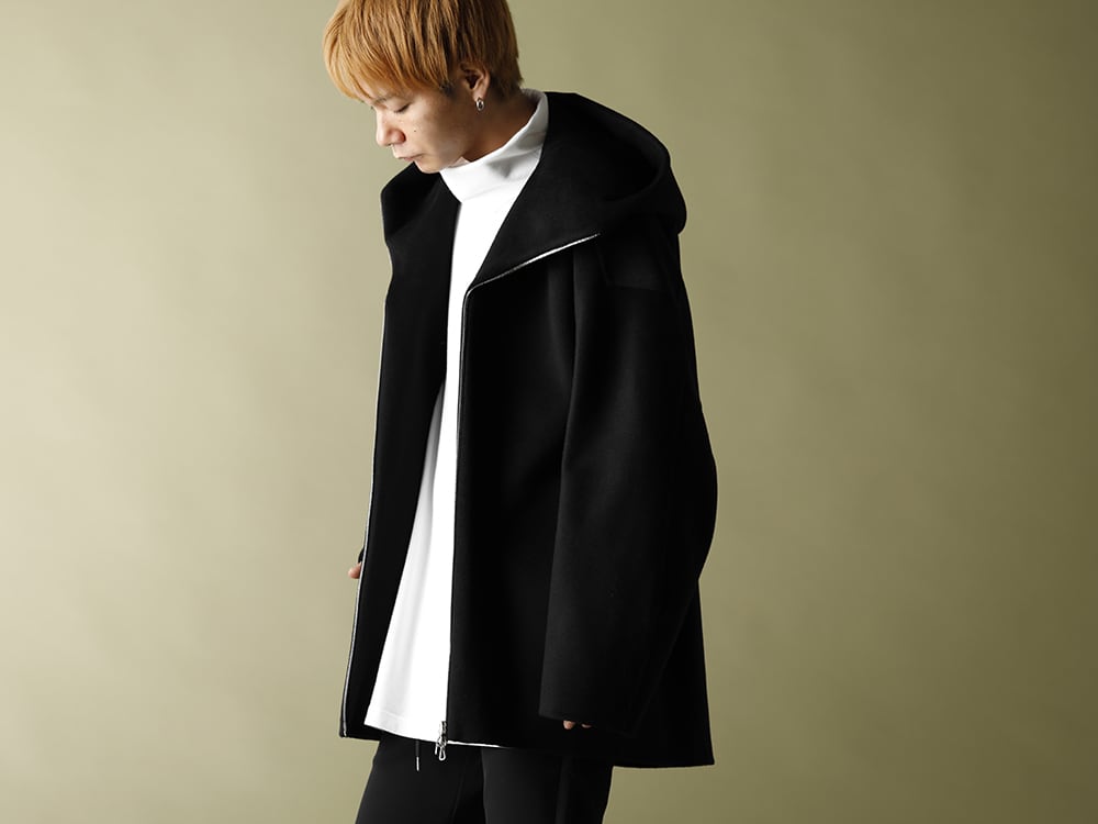 ATTACHMENT 2020-21AW Hooded half coat Styling - 2-002