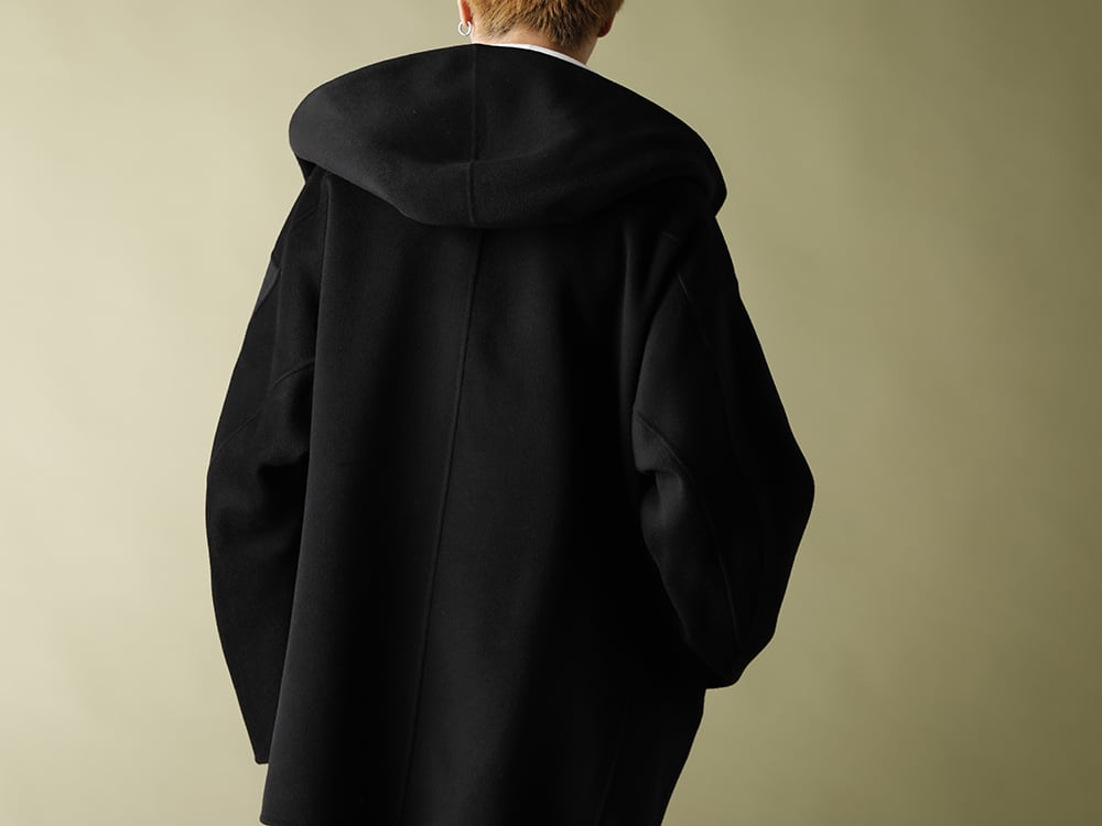 ATTACHMENT 2020-21AW Hooded half coat Styling - 2-003
