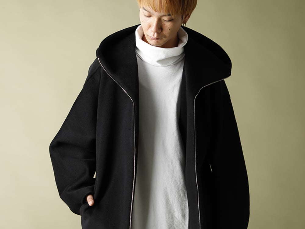 ATTACHMENT 2020-21AW Hooded half coat Styling - 2-004