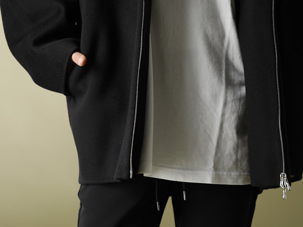 ATTACHMENT 2020-21AW Hooded half coat Styling - 2-005