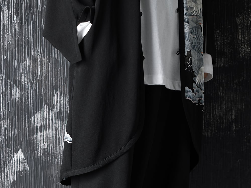 Rondo.ym Silk Georgette Gunkaku HAORI Style - 2-004