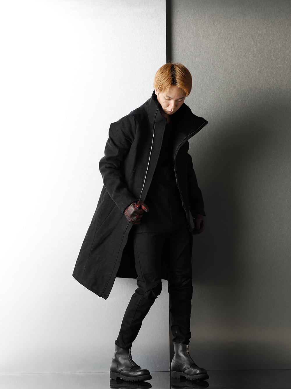 D.hygen - ディーハイゲン 2020AW Black Point Red glove Styling - 1-002