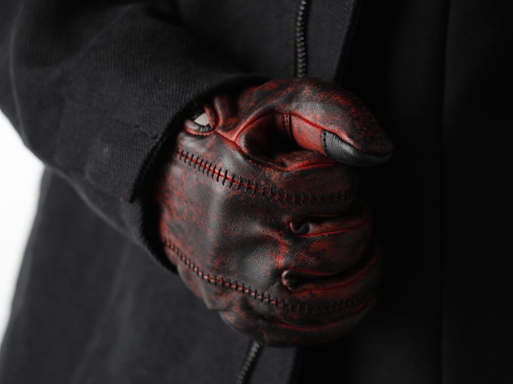 D.hygen - ディーハイゲン 2020AW Black Point Red glove Styling - 2-008