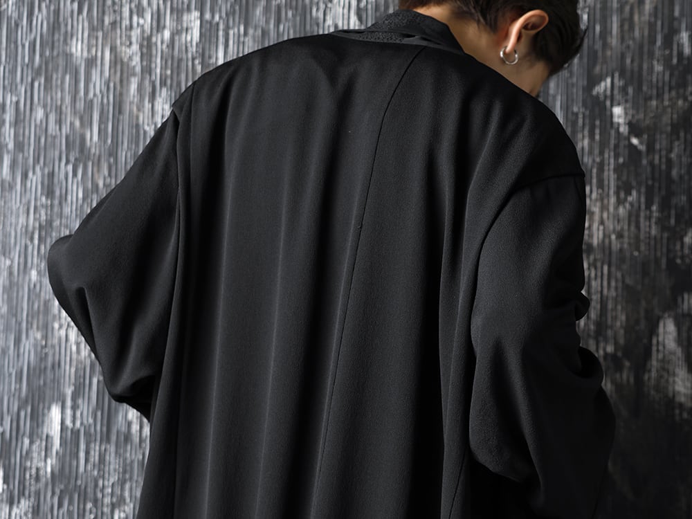 RONDO 20-21AW Silk Georgette Crane HAORI Style - 2-006