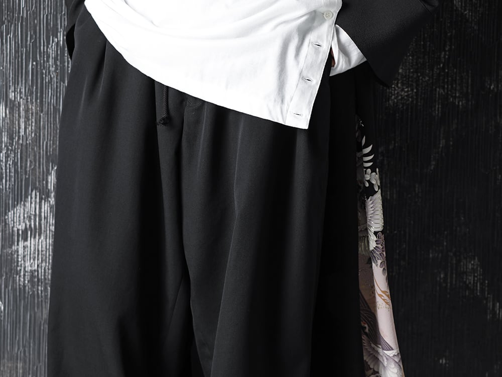 RONDO 20-21AW Silk Georgette Crane HAORI Style - 3-002