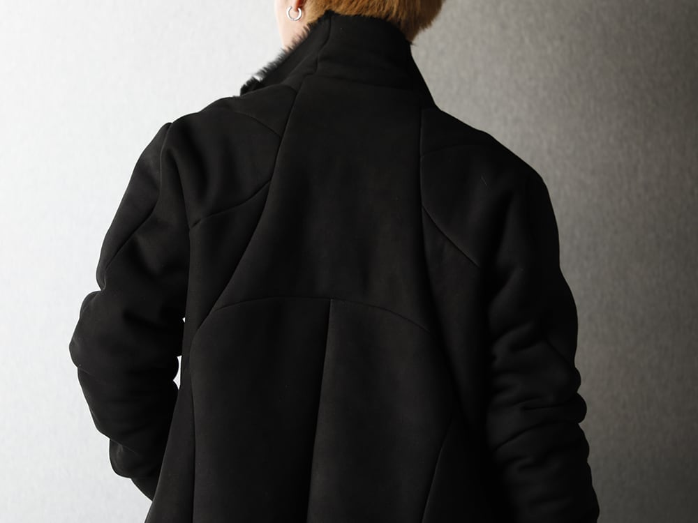D.HYGEN - ディーハイゲン Mouton Leather jacket Winter Black Styling - 2-005