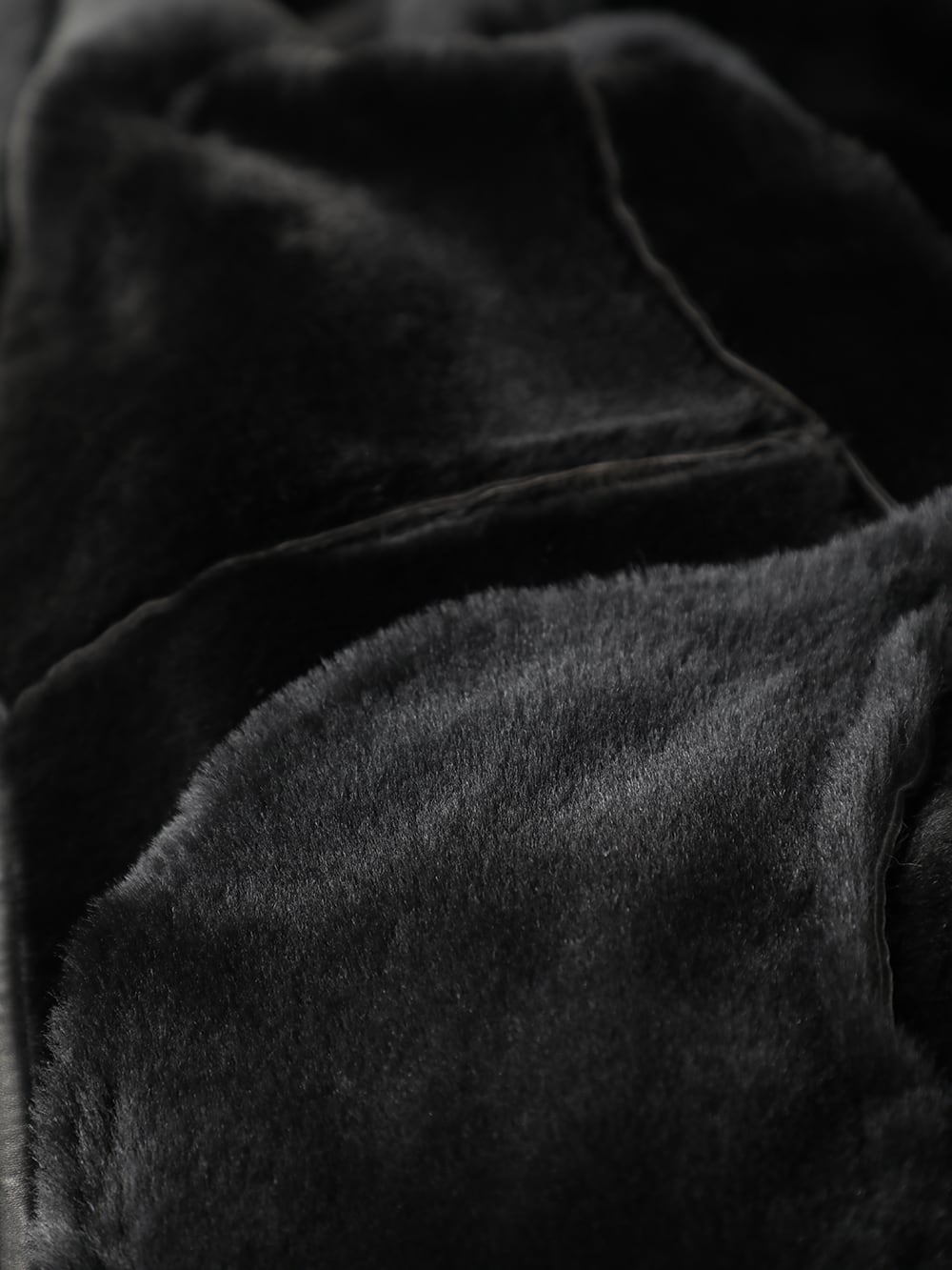 D.HYGEN - ディーハイゲン Mouton Leather jacket Winter Black Styling - 2-011