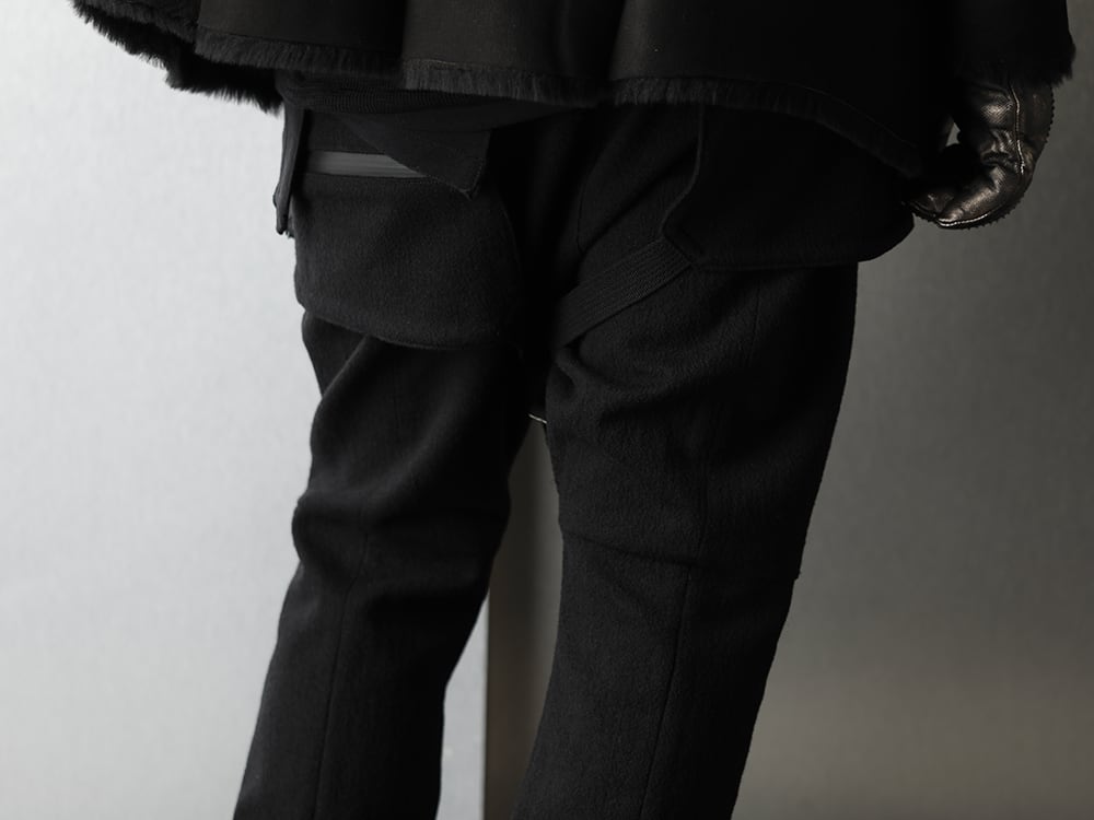 D.HYGEN - ディーハイゲン Mouton Leather jacket Winter Black Styling - 3-006