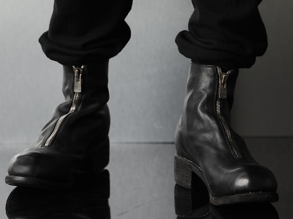 D.HYGEN - ディーハイゲン Mouton Leather jacket Winter Black Styling - 3-007