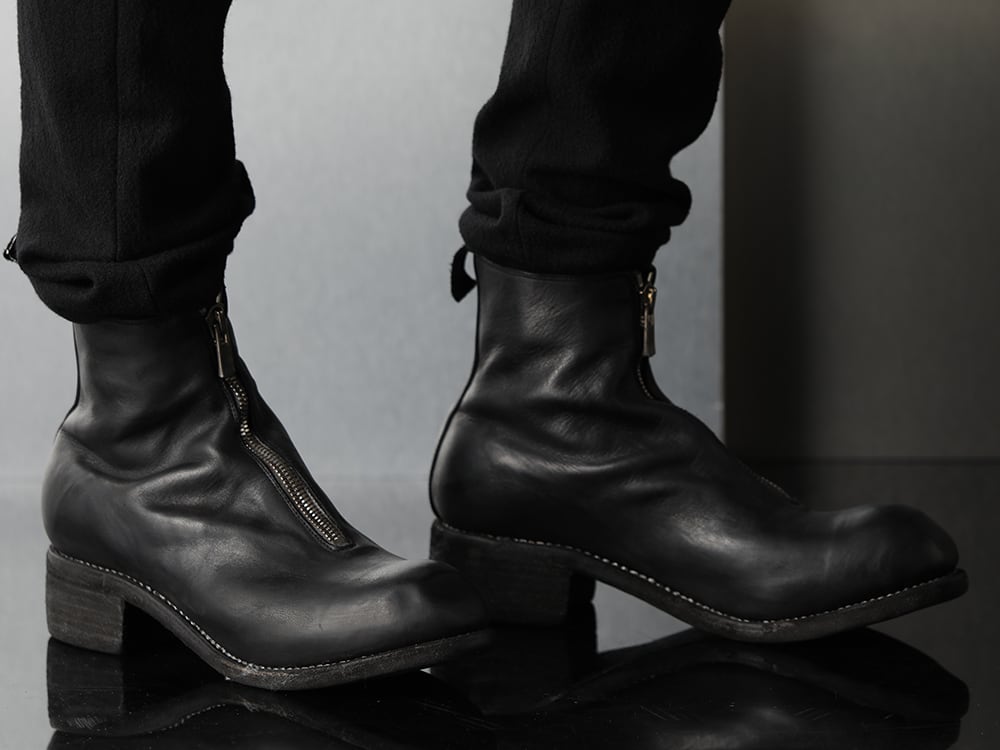 D.HYGEN - ディーハイゲン Mouton Leather jacket Winter Black Styling - 3-008