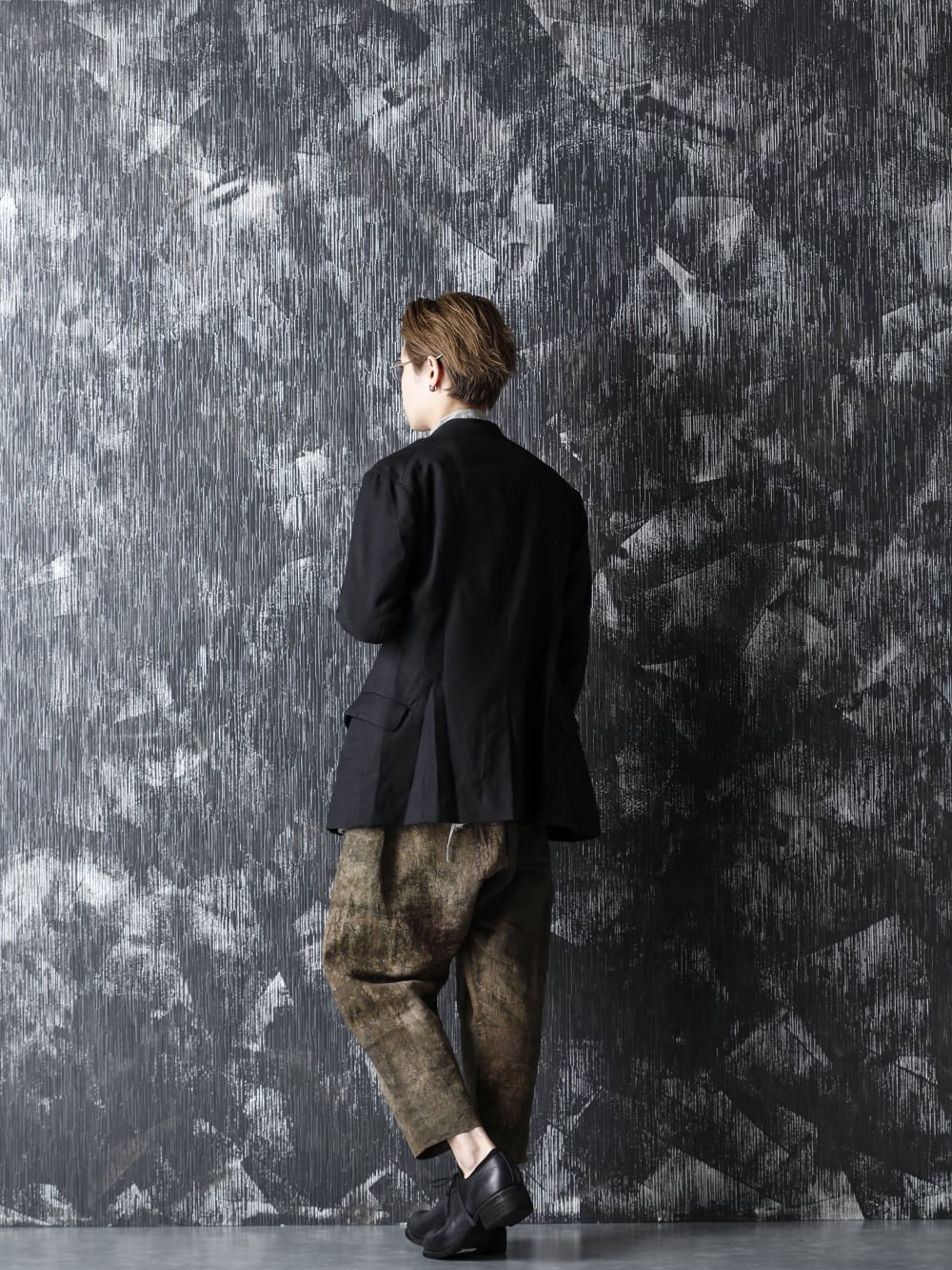 ZIGGY CHEN 20-21AW Virgin Wool Silk 5B JACKET Style - 1-003