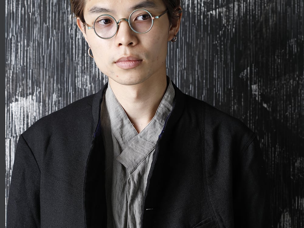 ZIGGY CHEN 20-21AW Virgin Wool Silk 5B JACKET Style - 2-003