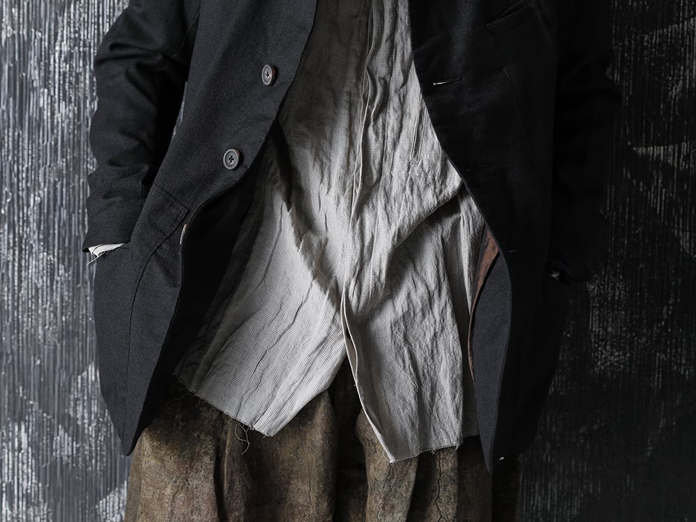 ZIGGY CHEN 20-21AW Virgin Wool Silk 5B JACKET Style - 2-004