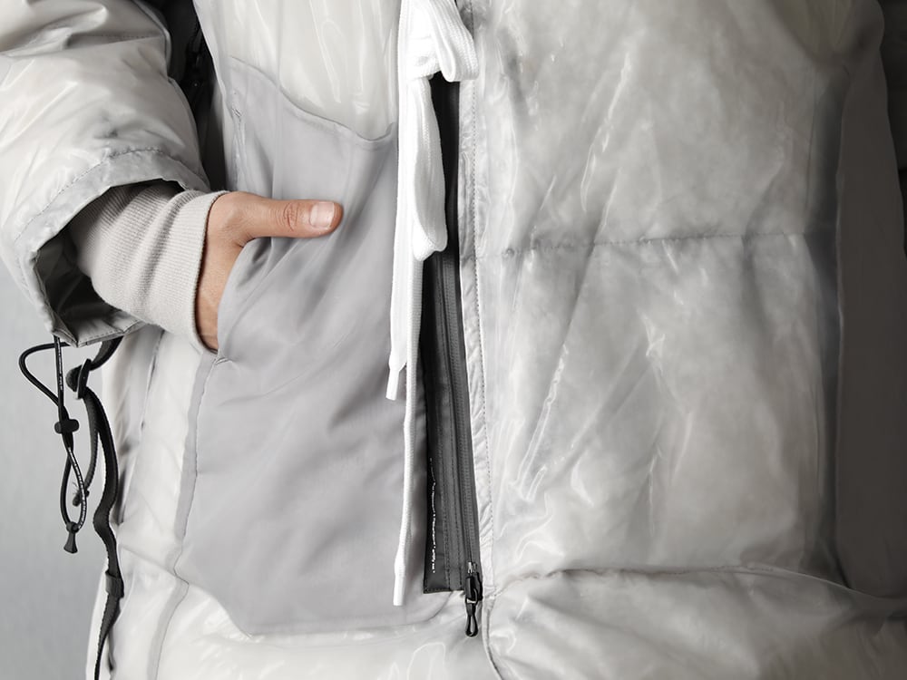 NILøS 2020-21AWTRANSPARENT DOWN COAT Winter Styiling - 2-008