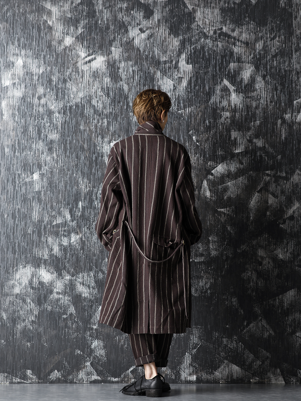 UMA WANG 20-21AW Stripe Coat and Pants Style - 1-004