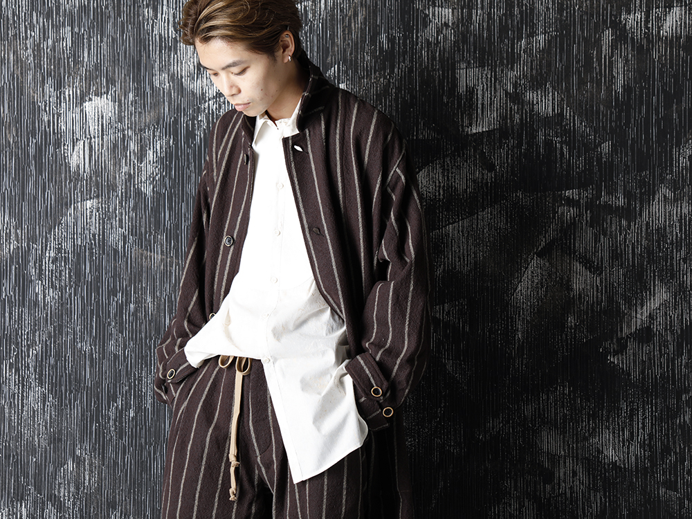 UMA WANG 20-21AW Stripe Coat and Pants Style - 2-001