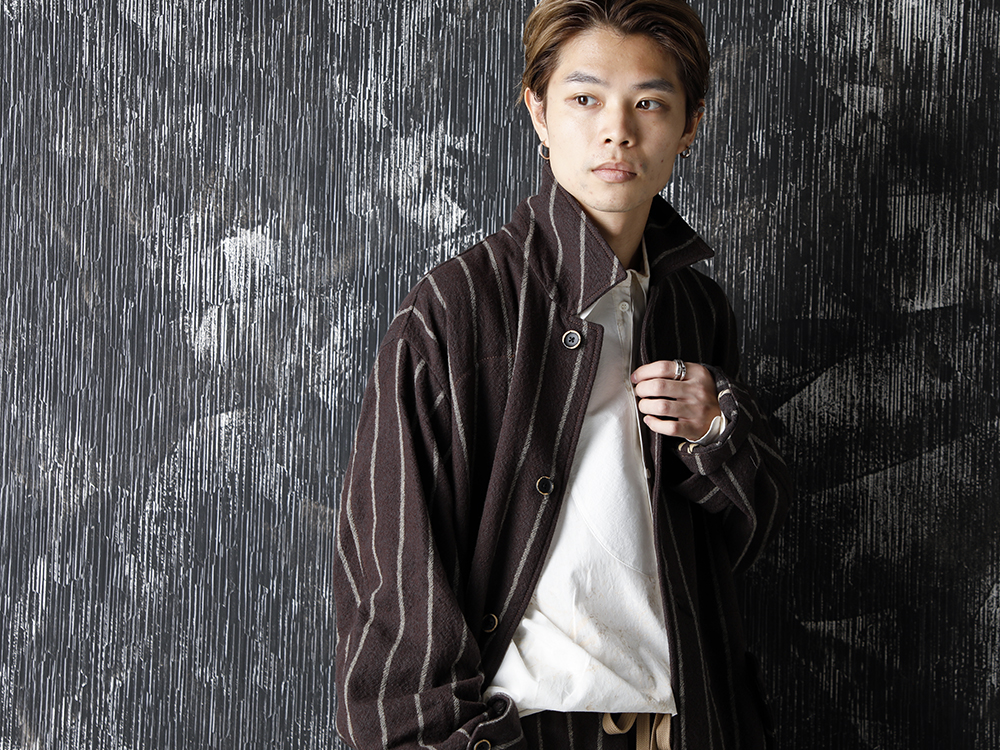 UMA WANG 20-21AW Stripe Coat and Pants Style - 2-002