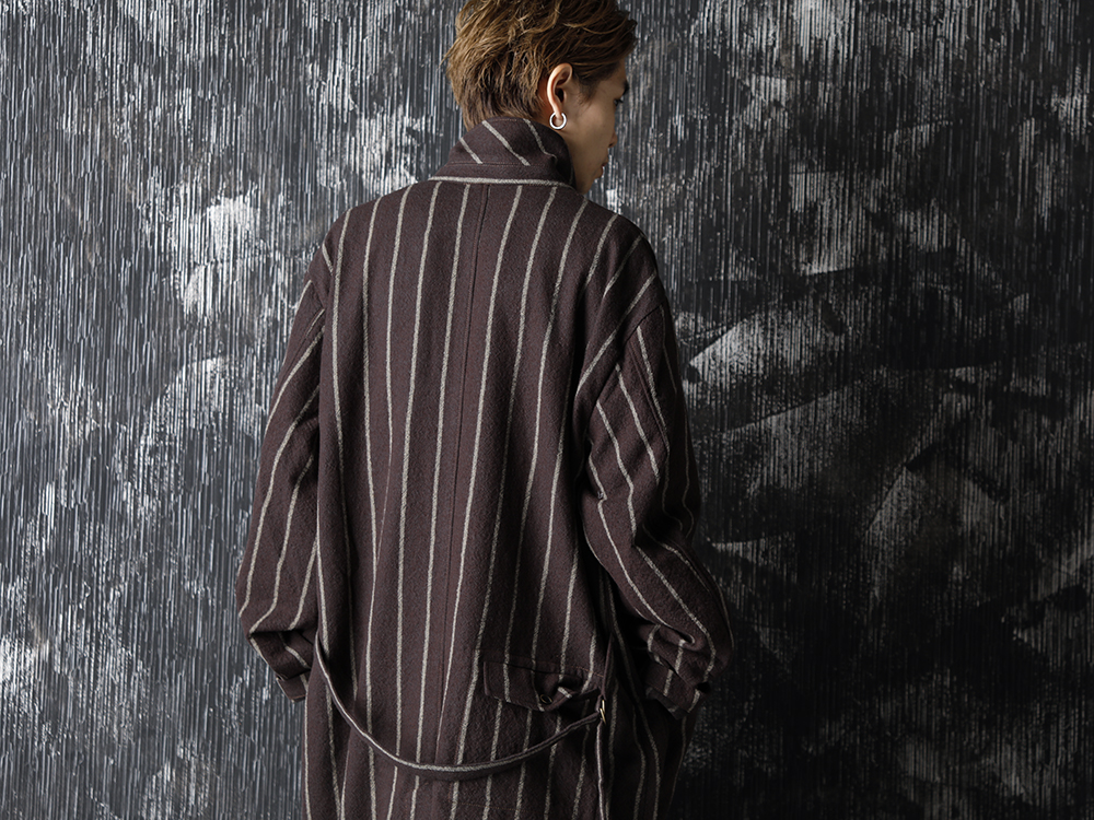 UMA WANG 20-21AW Stripe Coat and Pants Style - 2-006