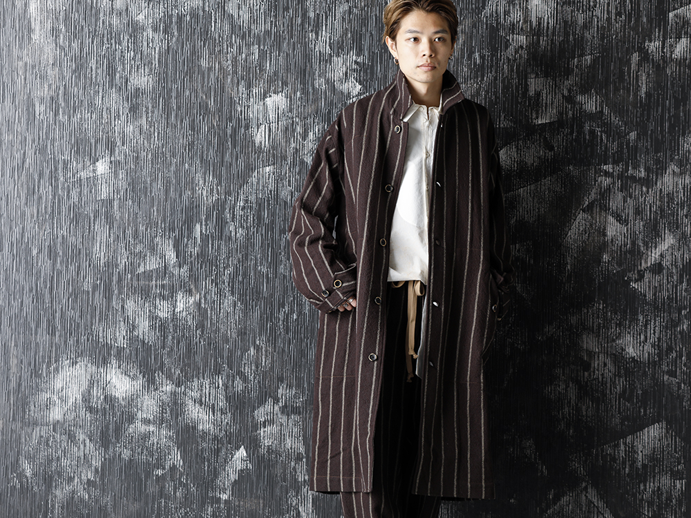 UMA WANG 20-21AW Stripe Coat and Pants Style - 2-006