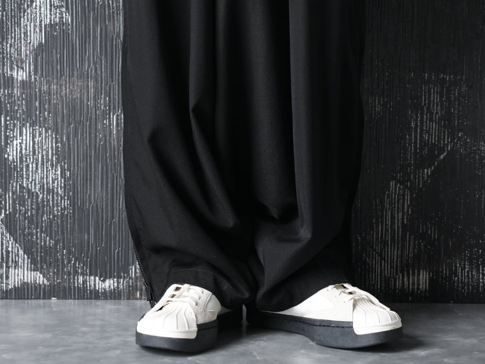 Yohji Yamamoto 20-21AW Cupro Salt shrink Stand Collar Blouse Style  - 3-005