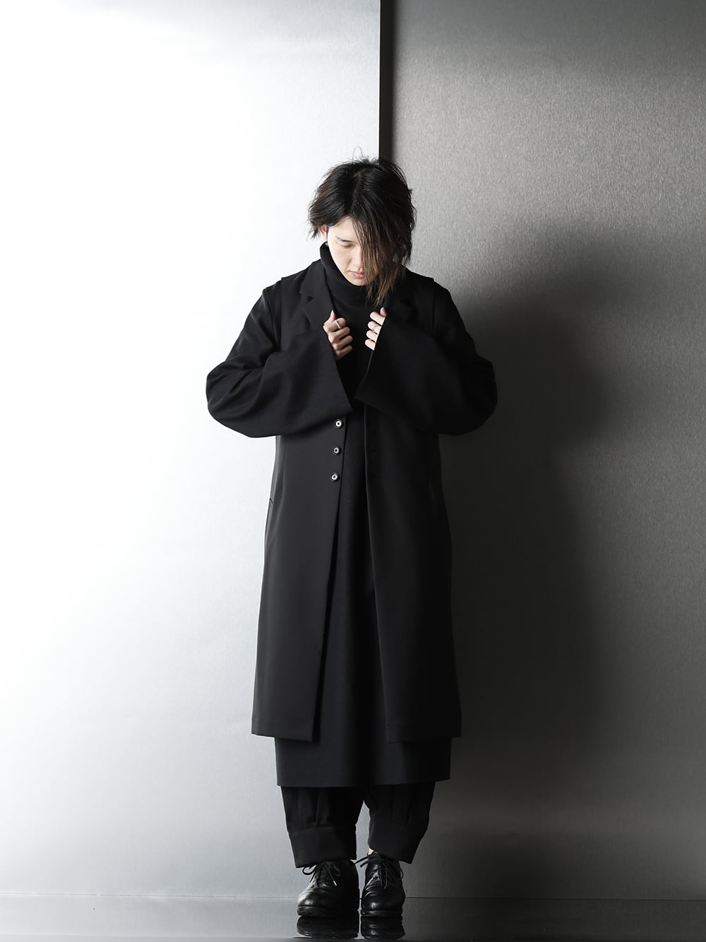2020AW kujaku - クジャク & Ground Y - グランドワイ Black Mix Styling - 1-004