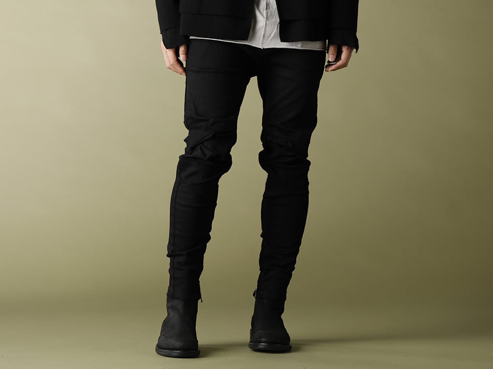 ASKyy 20-21AW Officer Coat bi-color Styling - 4-001