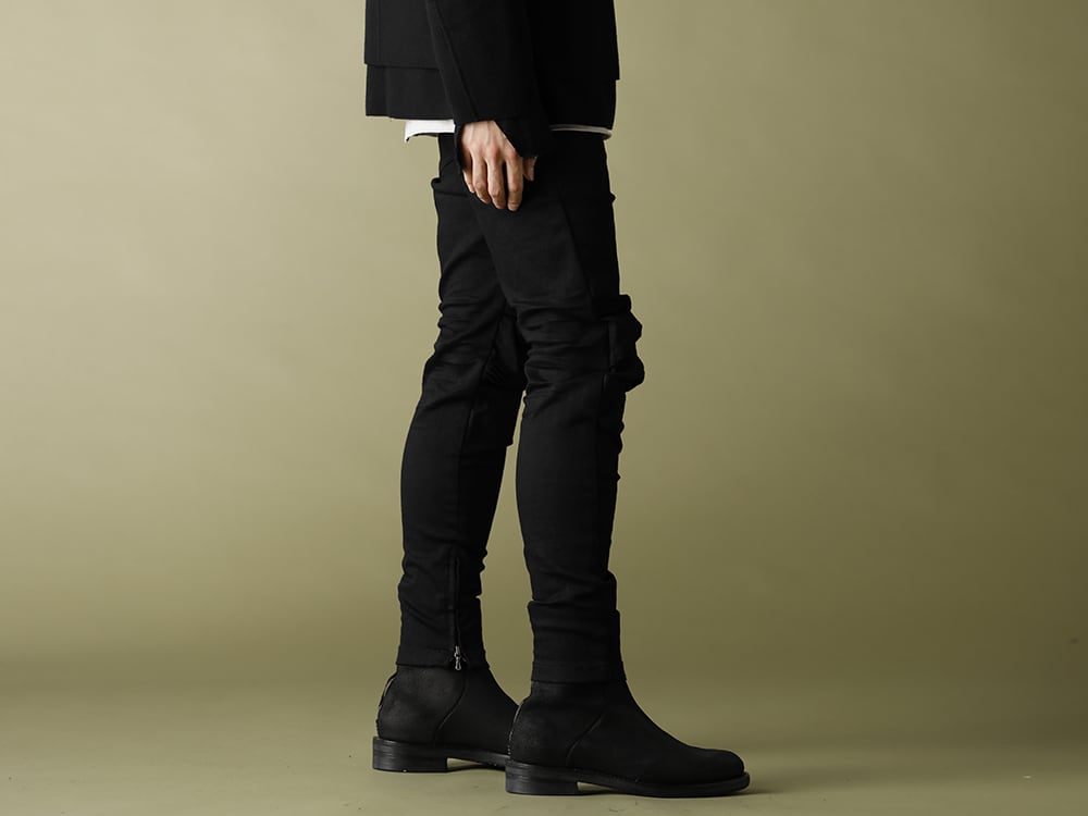 ASKyy 20-21AW Officer Coat bi-color Styling - 4-002