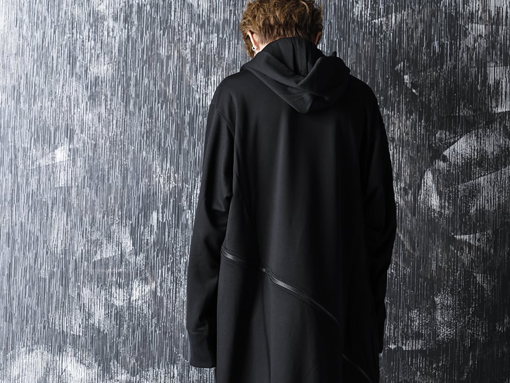 B Yohji yamamoto - ヨウジヤマモト 20-21AW Zip Long Hoodie Style