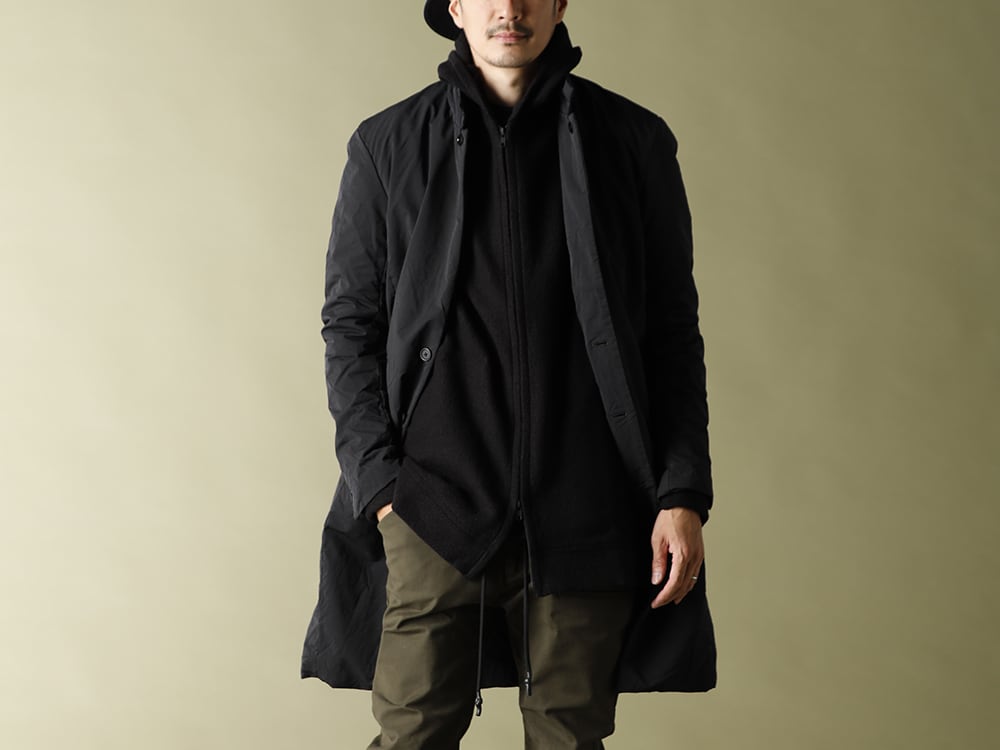 NOMEN NESCIO 20-21AW【HOODED SWEATER】SLIM EASY PANTS STYLE