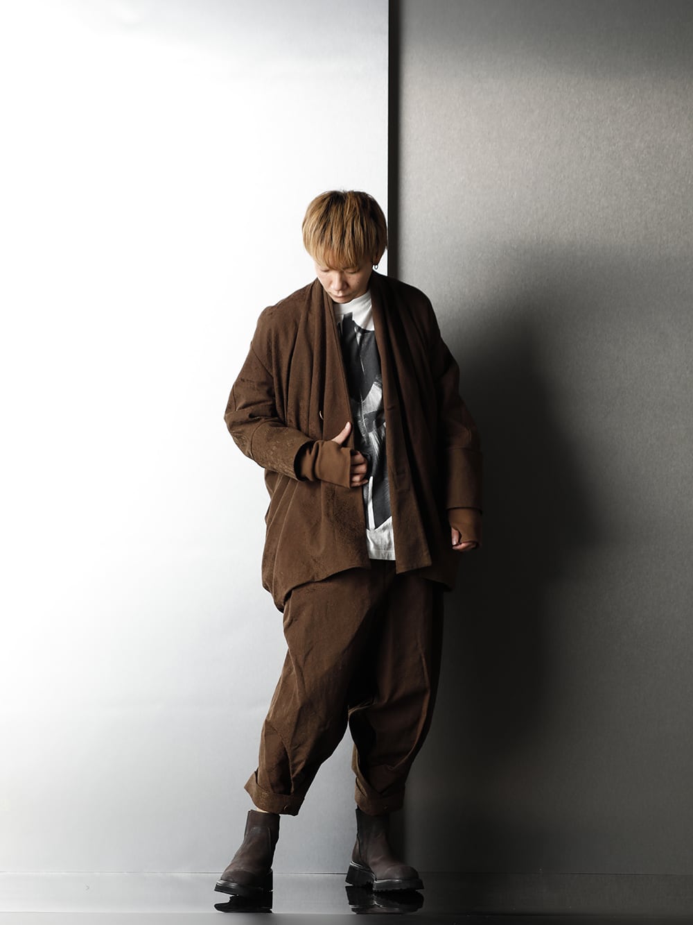 JULIUS - ユリウス 20-21AW Collection Uneven Brown Styling