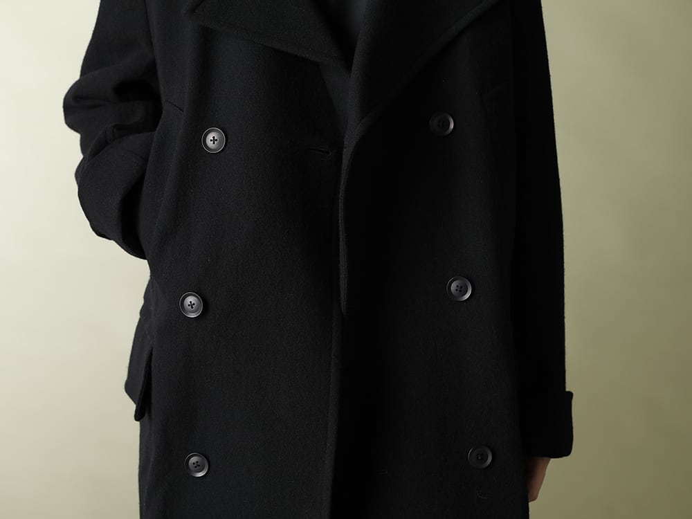 Ground Y Big pea coat 2color STYLE!! - FASCINATE BLOG