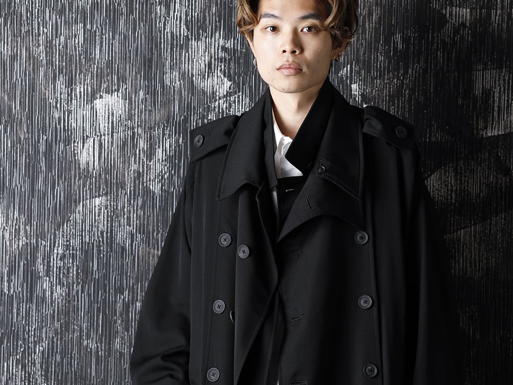 20-21AW Yohji Yamamoto - ヨウジヤマモト シワギャバジン