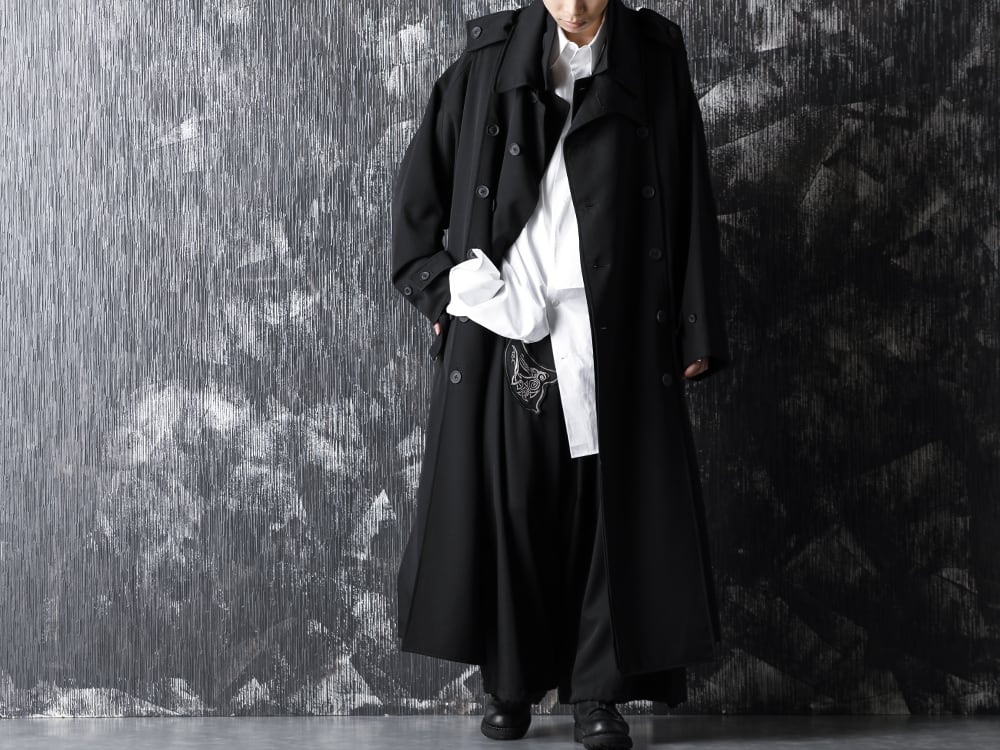 20-21AW Yohji Yamamoto - ヨウジヤマモト シワギャバジン