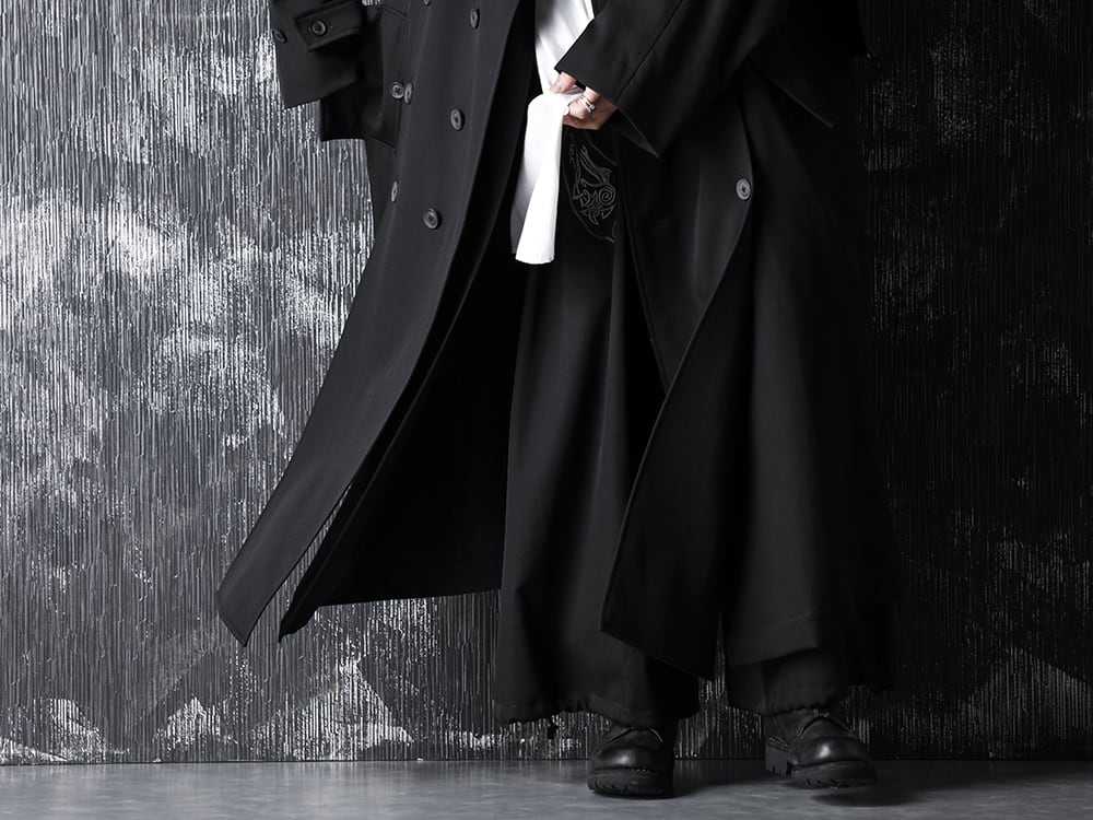 20-21AW Yohji Yamamoto - ヨウジヤマモト シワギャバジン