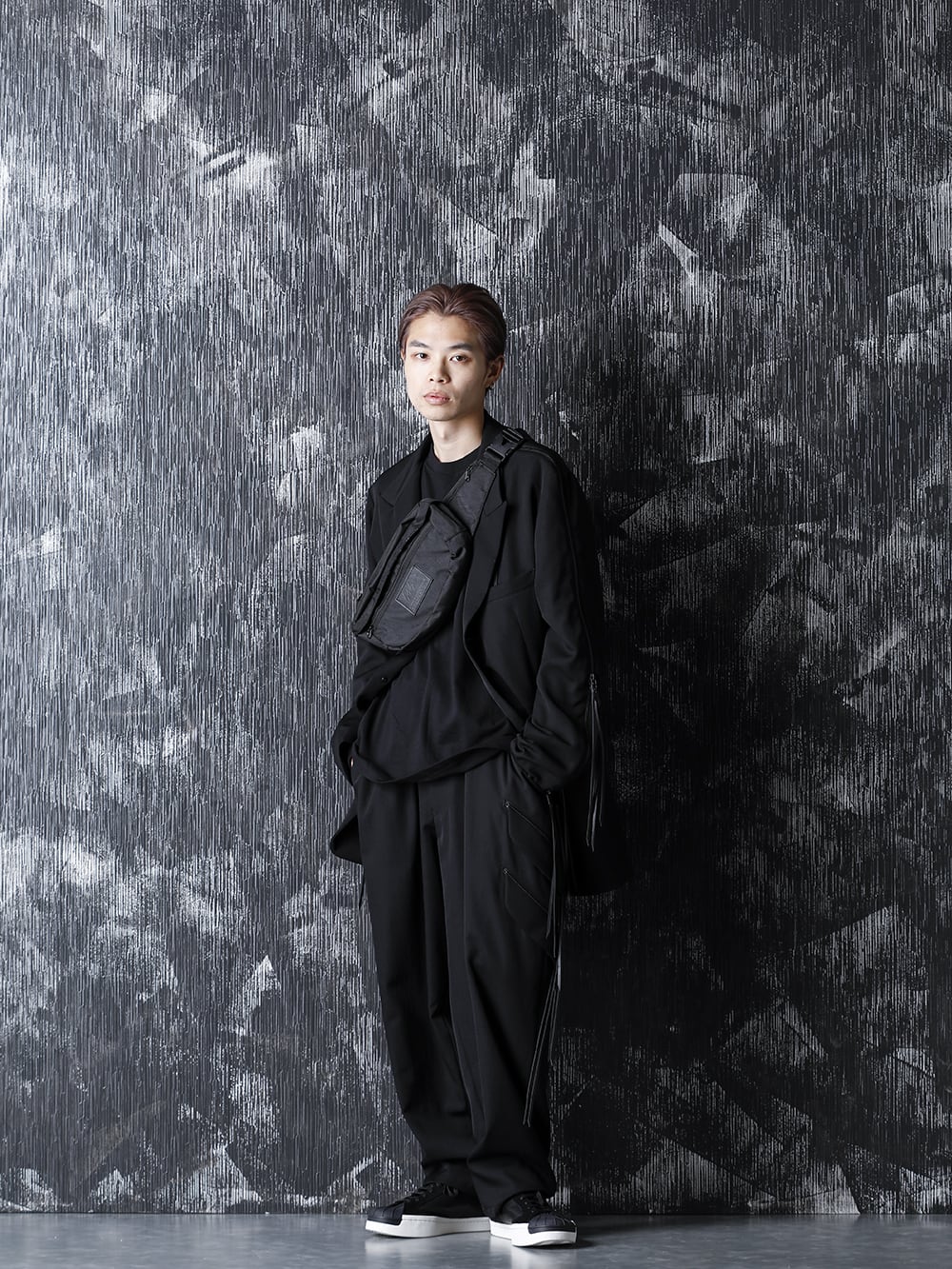 B Yohji yamamoto - ヨウジヤマモト 20-21AW セットアップの着崩し