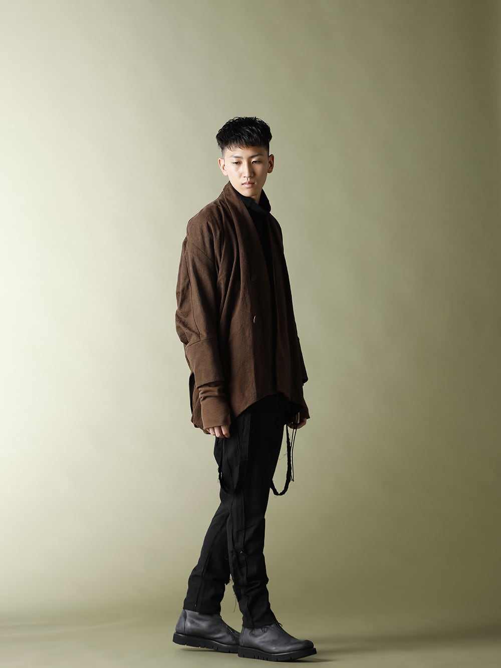 LOGY Kyoto 20-21AW JULIUS DRAPE JACQUARD BLOUSON STYLE