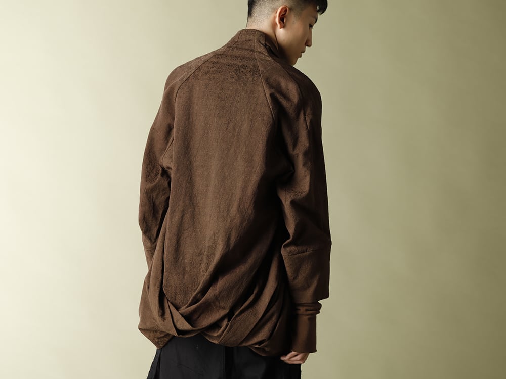 LOGY Kyoto 20-21AW JULIUS DRAPE JACQUARD BLOUSON STYLE