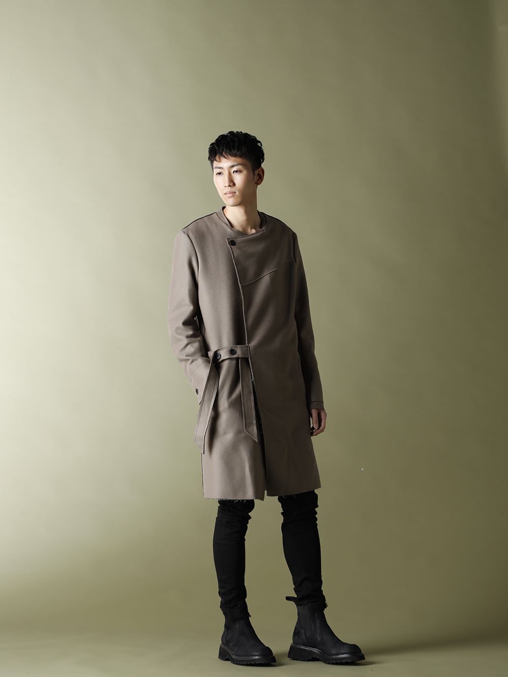 ASKYY - アスキー 2021SS Collection New Item【Belted Coat Greysh 