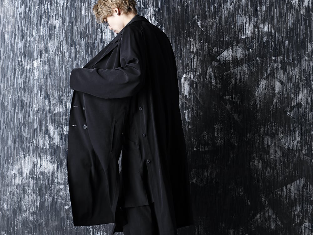 Yohji Yamamoto 21SS ダブルパーツ ボタン留め ラグランドレス