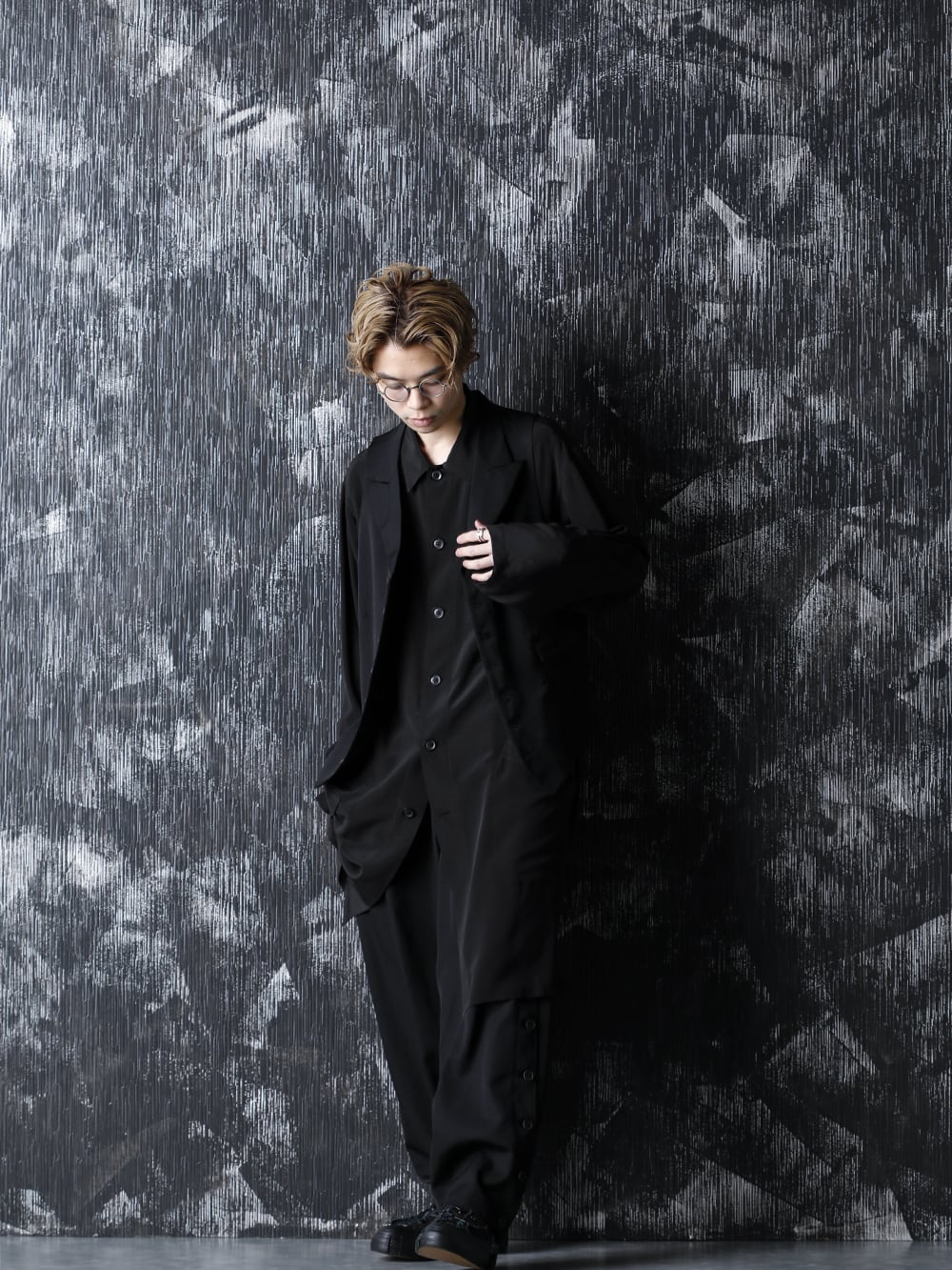 Yohji Yamamoto 21SS Style with long blouse and vest - FASCINATE BLOG