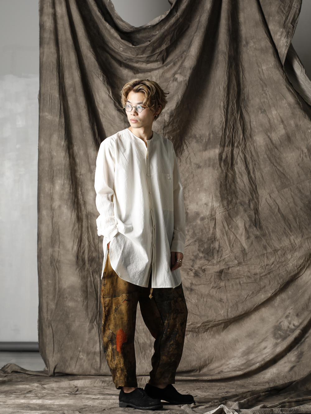 UMA WANG 21SS No Collar Shirt Style - FASCINATE BLOG