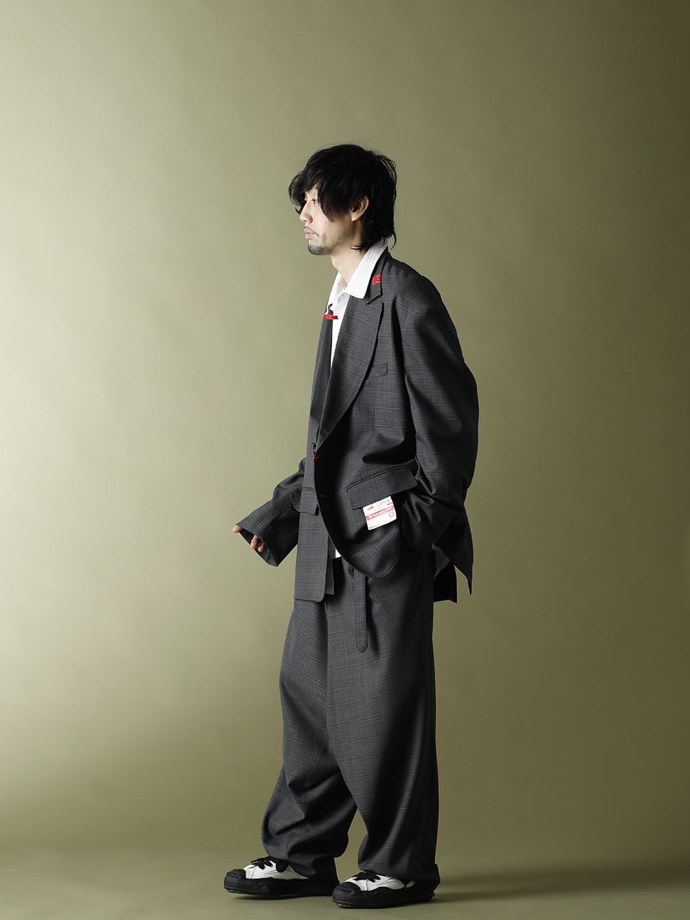 Maison MIHARAYASUHIRO【Over-sized Wool Jacket & Saruel Pants】Set