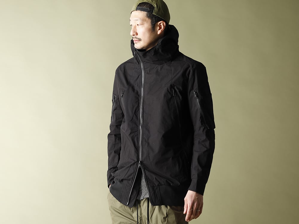 RIPVANWINKLE 21SS【TACTICAL HOODIE】CROPPED EASY STYLE