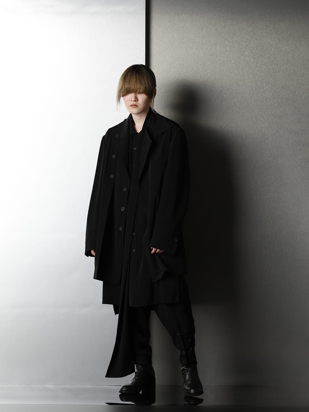 Yohji Yamamoto -21 SS Black Luxury Styling - FASCINATE BLOG