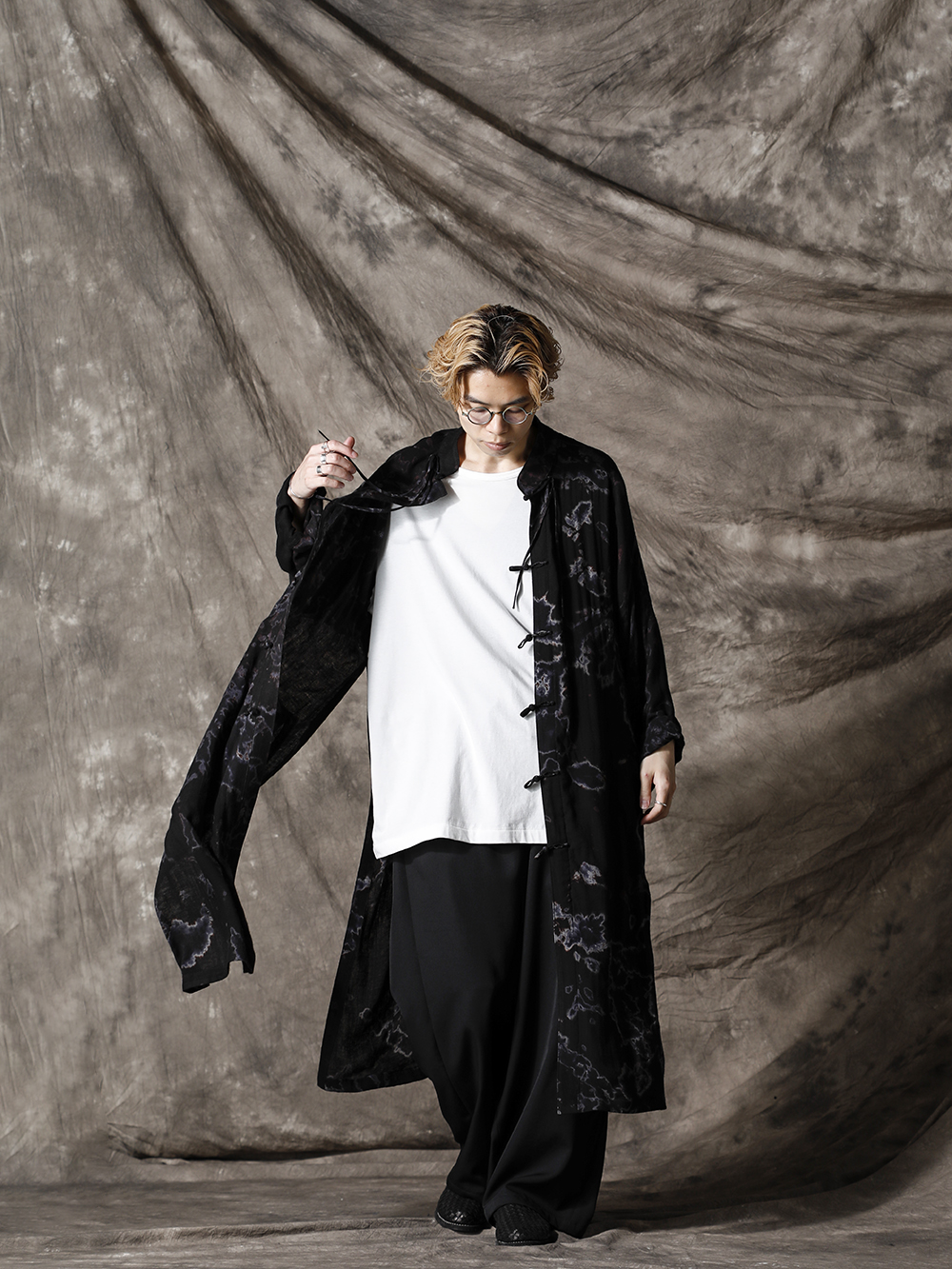 最終価格】Yohji Yamamoto 変形チャイナシャツ - ファッション